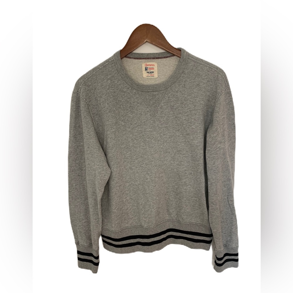 Champion Todd Snyder Women’s Sweatshirt Medium Gray Crew Neck Cotton Canada